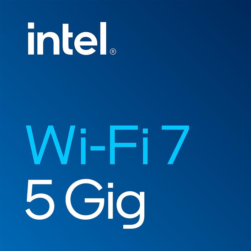 Intel Wi-Fi 7 BE200 Intern WLAN / Bluetooth 5800 Mbit/s