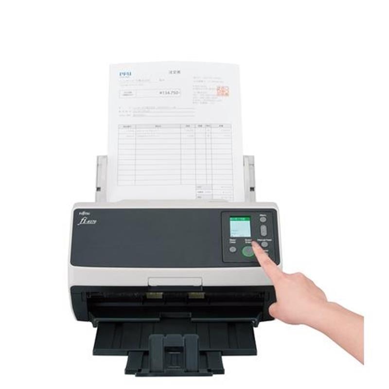 Fujitsu fi-8170 ADF-/handmatige invoer scanner 600 x 600 DPI A4 Zwart, Grijs