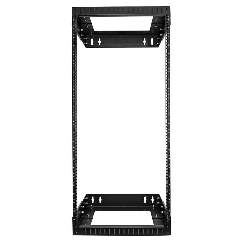 StarTech.com 24U 19"" Wandmonteerbare Server Rack, Verstelbare diepte 12-20"" 2 Post Open Frame Serverruimte Rack voor AV/Data/ IT Communicatie & Appa