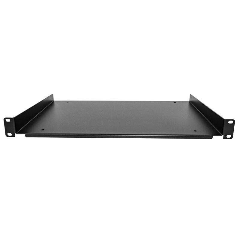 StarTech.com 1U Rack Shelf - Universele 19 inch Server Rack Plank/Lade voor AV/Data/Netwerk Apparatuur – Cantilever/Uitkragende Ligger – Duurzaam Ontw