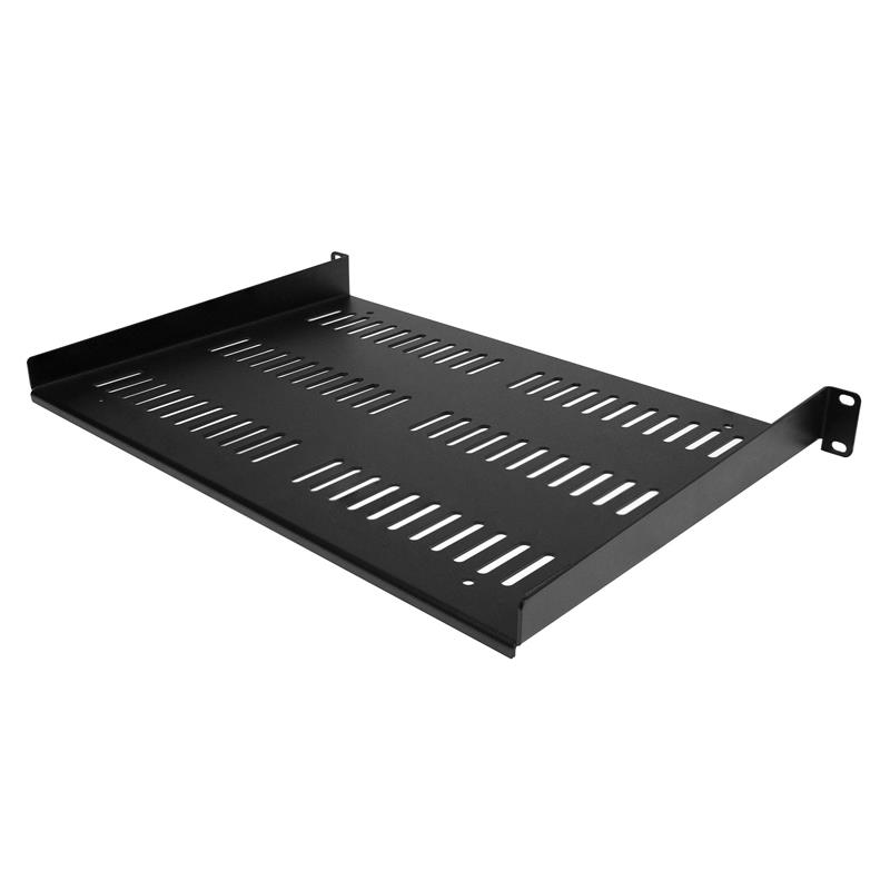 StarTech.com 1U Rack Shelf - Universele Geventileerde 19 inch Server Rack Plank/Lade voor AV/Data/Netwerk Apparatuur – Cantilever/Uitkragende Ligger –