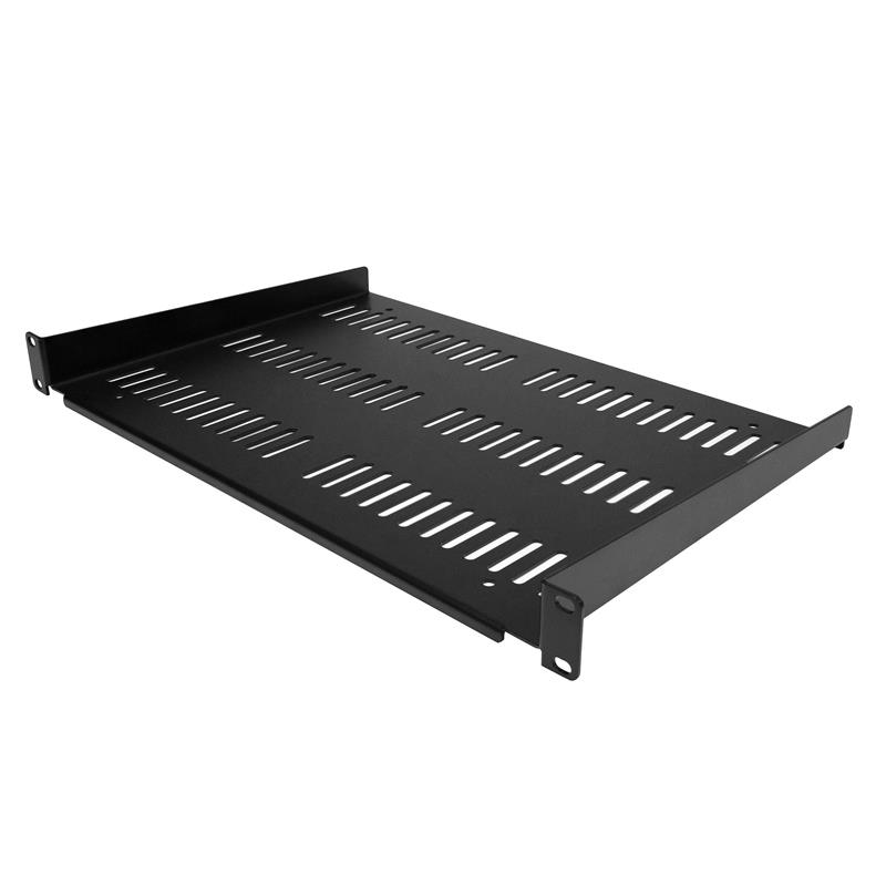 StarTech.com 1U Rack Shelf - Universele Geventileerde 19 inch Server Rack Plank/Lade voor AV/Data/Netwerk Apparatuur – Cantilever/Uitkragende Ligger –