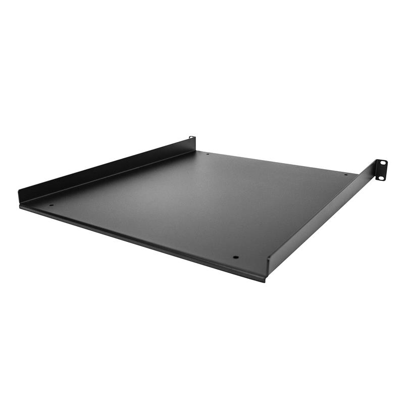 StarTech.com 1U Rack Shelf - Universele 19 inch Server Rack Plank/Lade voor AV/Data/Netwerk Apparatuur – Cantilever/Uitkragende Ligger – Duurzaam Ontw