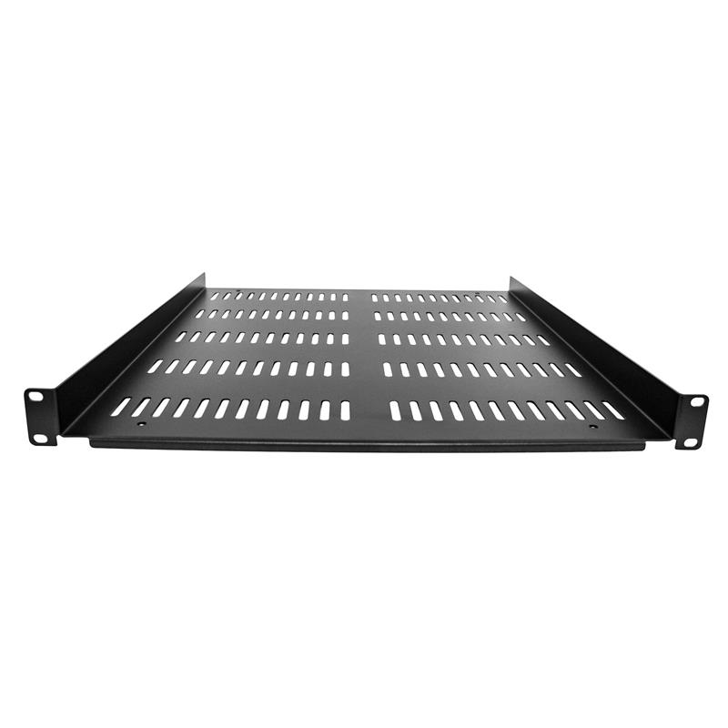 StarTech.com 1U Rack Shelf - Universele Geventileerde 19 inch Server Rack Plank/Lade voor AV/Data/Netwerk Apparatuur – Cantilever/Uitkragende Ligger –