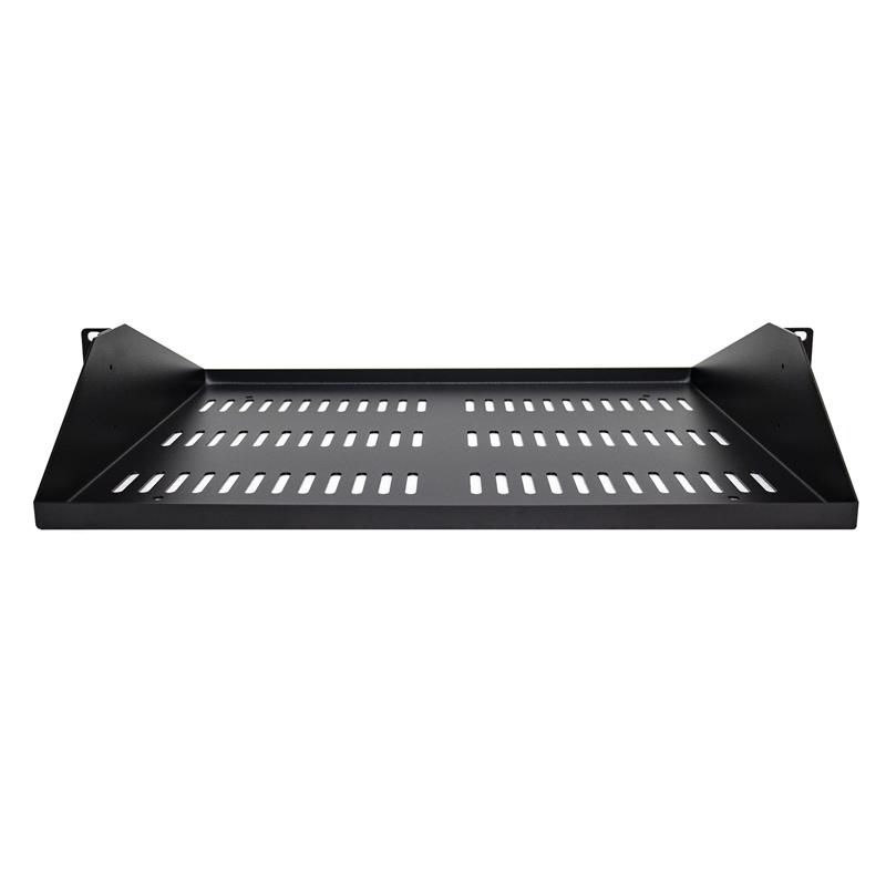 StarTech.com 2U Rack Shelf - Universele Geventileerde 19 inch Server Rack Plank/Lade voor AV/Data/Netwerk Apparatuur – Cantilever/Uitkragende Ligger –