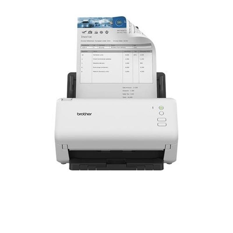 Brother ADS-4100 ADF-scanner 600 x 600 DPI A4 Zwart, Wit
