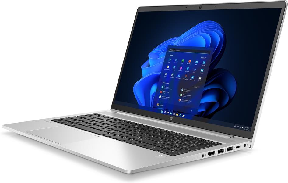 HP ProBook 450 G9 i5-1235U Notebook 39,6 cm (15.6"") Full HD Intel® Core™ i5 8 GB DDR4-SDRAM 512 GB SSD Wi-Fi 6 (802.11ax) Windows 11 Pro Zilver