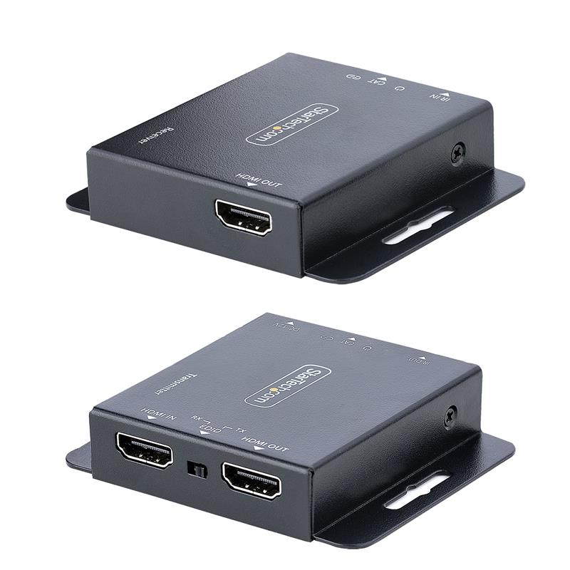 StarTech.com HDMI Extender over CAT6/CAT5, 4K30Hz/40m of 1080p/70m Video Extender, HDMI over Ethernet Verlenger, PoC HDMI Zender en Ontvanger Kit, IR 