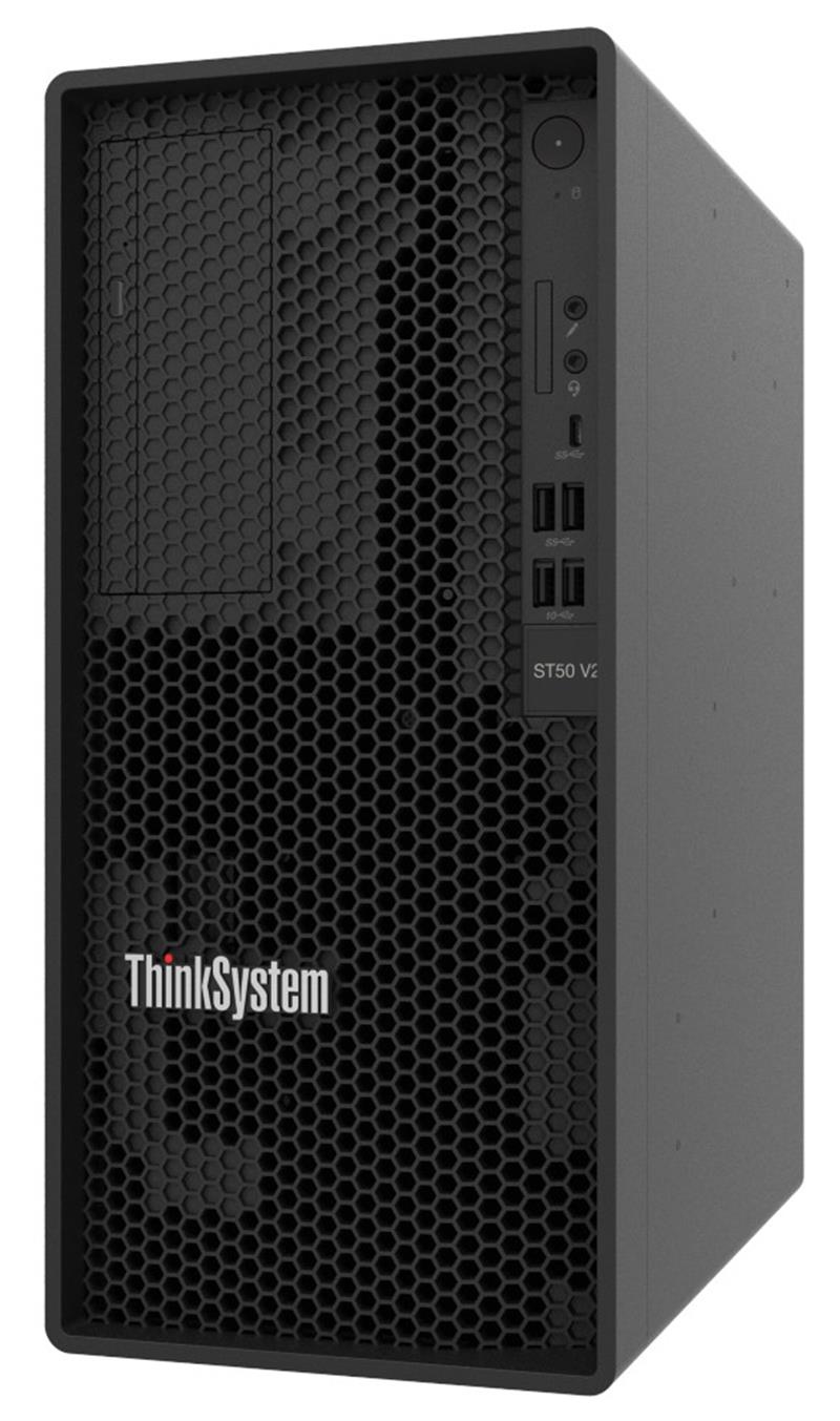 Lenovo ThinkSystem ST50 V2 server 4 TB Tower Intel Xeon E E-2356G 3,2 GHz 8 GB DDR4-SDRAM 500 W