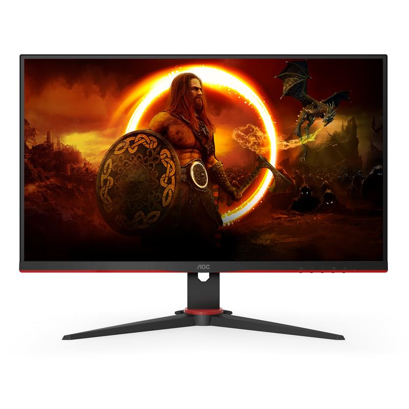 AOC G2 24G2SPAE/BK LED display 60,5 cm (23.8"") 1920 x 1080 Pixels Full HD Zwart, Rood