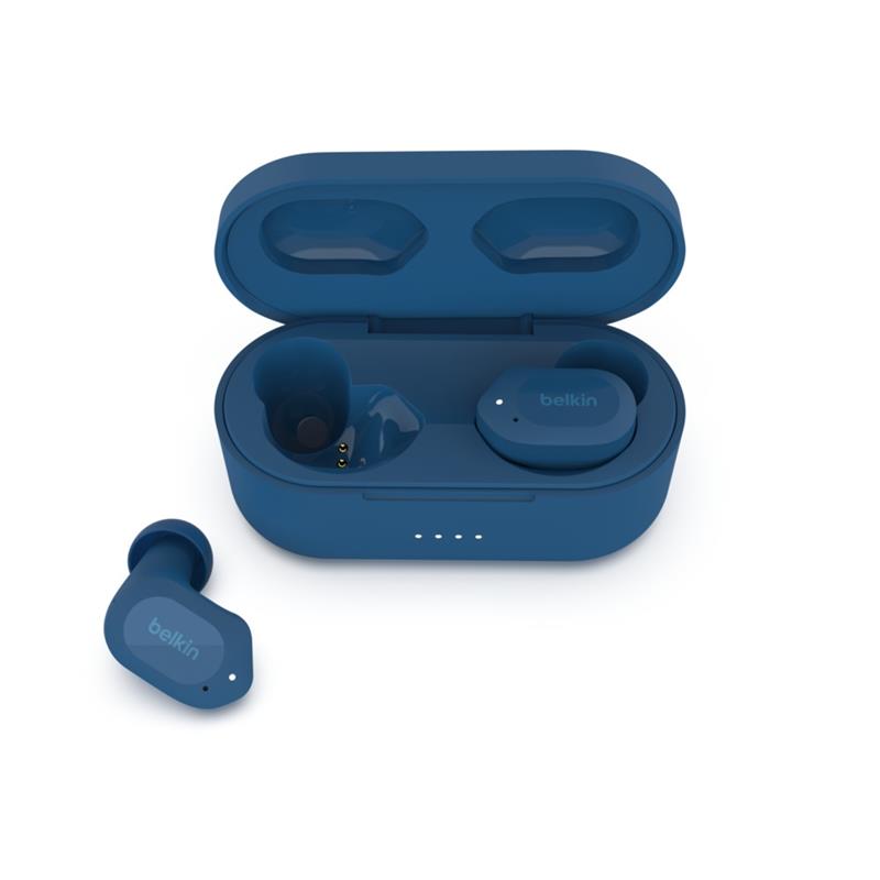 Belkin SOUNDFORM™ Play Headset True Wireless Stereo (TWS) In-ear Bluetooth Blauw