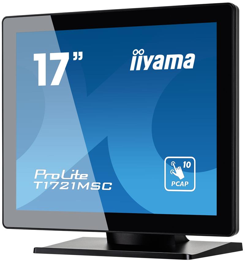 iiyama ProLite T1721MSC-B2 computer monitor 43,2 cm (17"") 1280 x 1024 Pixels SXGA LED Touchscreen Tafelblad Zwart