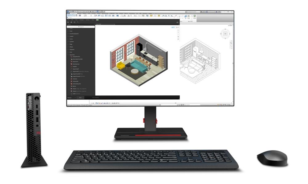 Lenovo ThinkStation P3 Mini PC Intel® Core™ i7 i7-13700T 16 GB DDR5-SDRAM 512 GB SSD NVIDIA Quadro T1000 Windows 11 Pro Zwart