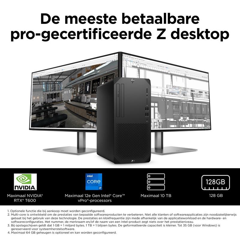 HP Z1 G9 TWR i9-12900 32GB 1TB