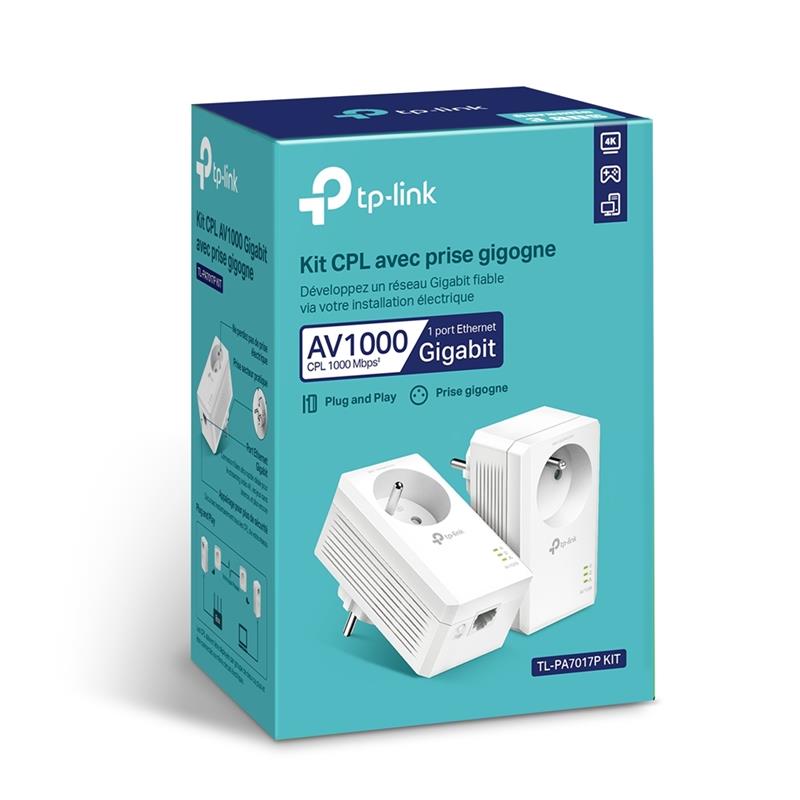 TP-Link AV1000 Gigabit Passthrough Powerline Starterset