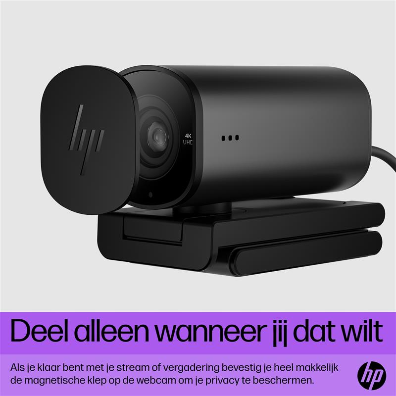 HP 965 4K webcam voor streaming