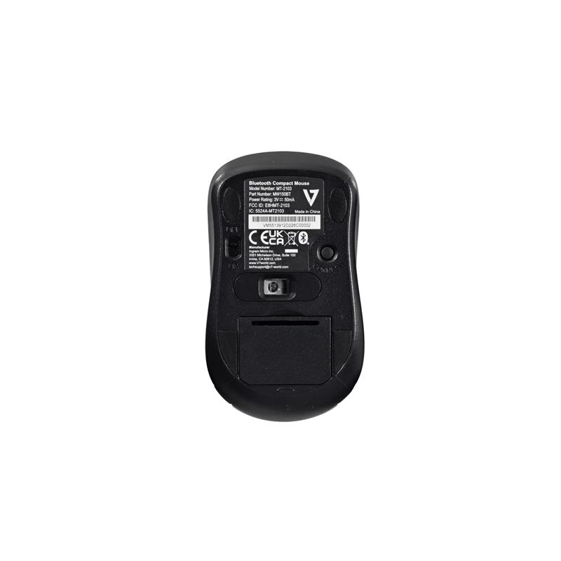 V7 MW150BT muis Ambidextrous Bluetooth Optisch 1000 DPI