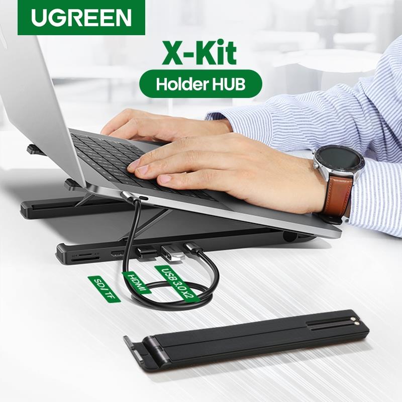 Ugreen X-Kit Bedraad USB 3.2 Gen 1 (3.1 Gen 1) Type-C Zwart