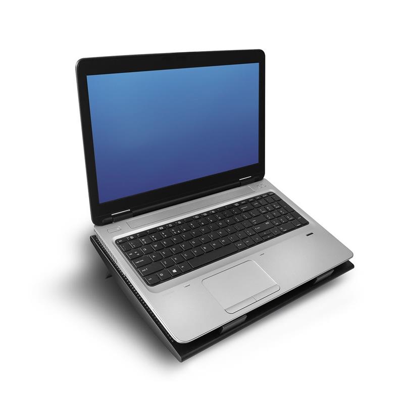 ACT Laptopstandaard tot 17” in hoogte verstelbaar 2 standen 4-poorts hub
