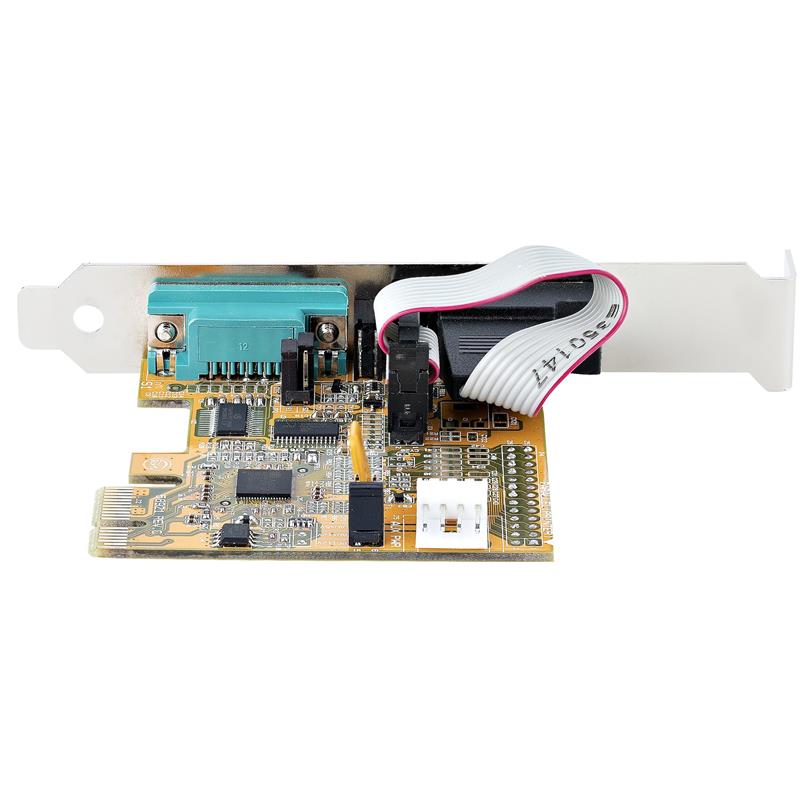 StarTech.com 2 Port PCI Express RS232 Seriële Kaart, PCIe RS232 Serial Host Controller Kaart, PCIe naar Serial DB9 Adapter Kaart, 16C1050 UART, Standa