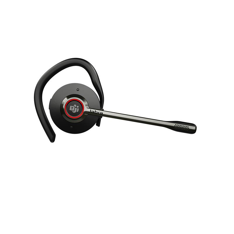 Jabra Engage 55 Headset Draadloos oorhaak Kantoor/callcenter Zwart, Titanium