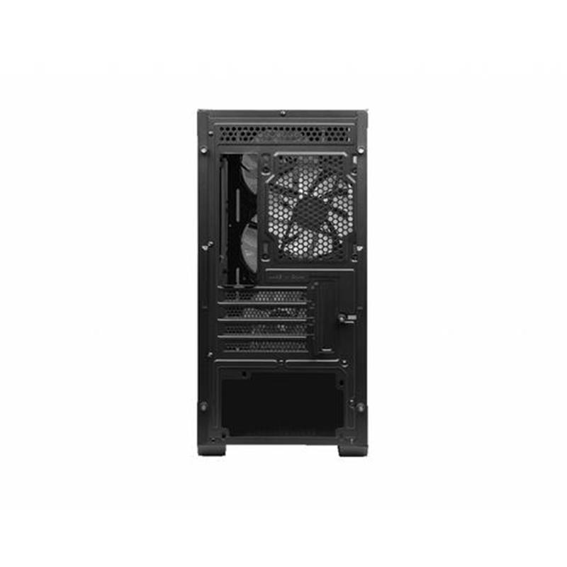 MSI MAG FORGE M100R computerbehuizing Midi Tower Zwart, Transparant