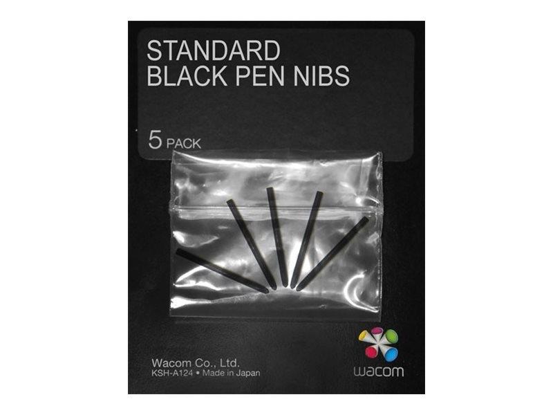 WACOM PEN NIBS BLACK 5 PACK FOR I4