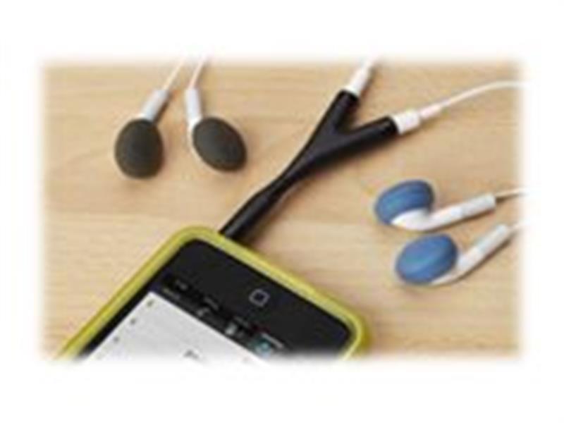 Belkin Headphone Splitter audio kabel 3.5mm 2 x 3.5mm Wit