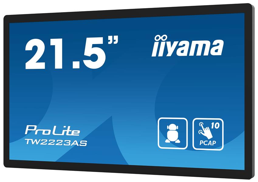 iiyama ProLite TW2223AS-B2 computer monitor 54,6 cm (21.5"") Full HD Touchscreen Zwart