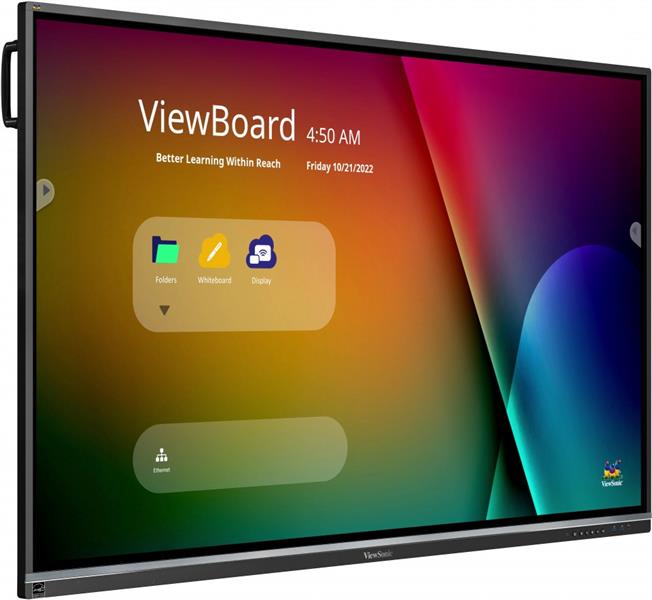 Viewsonic IFP8650-5 interactive whiteboards & accessories 2,18 m (86"") 3840 x 2160 Pixels Touchscreen Zwart HDMI