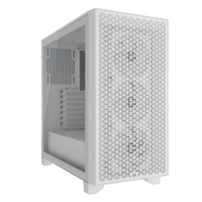 3000D RGB Tempered Glass Mid-Tower White