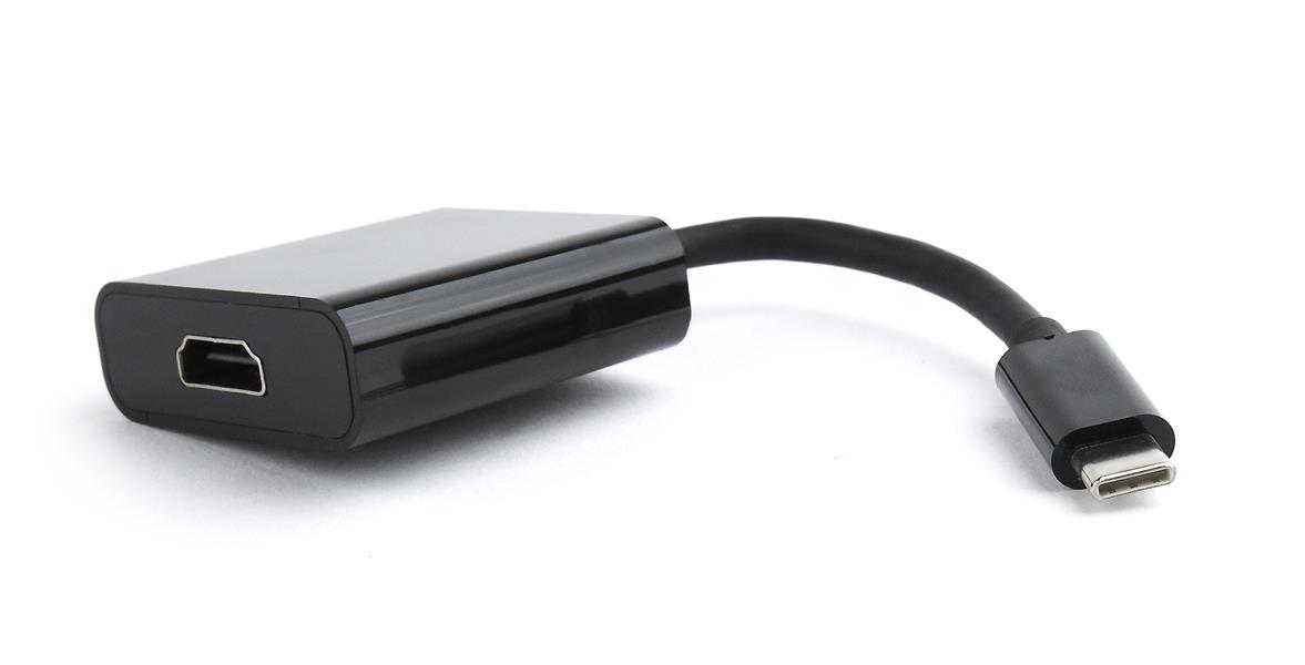 USB-C naar HDMI adapter zwart