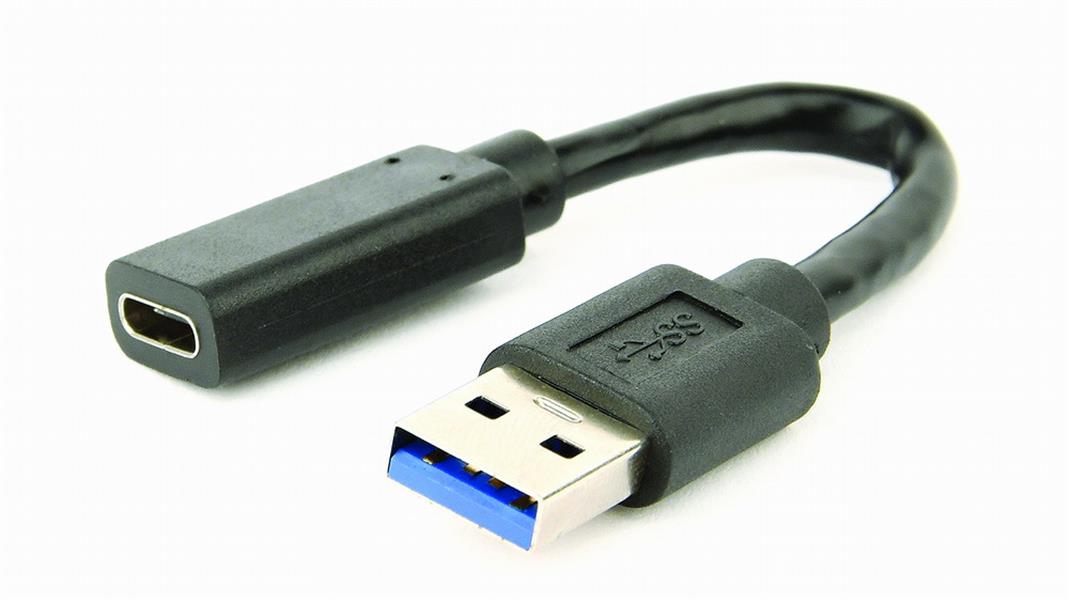 USB 3 1 Type-C adapterkabel AMCF 10 cm zwart