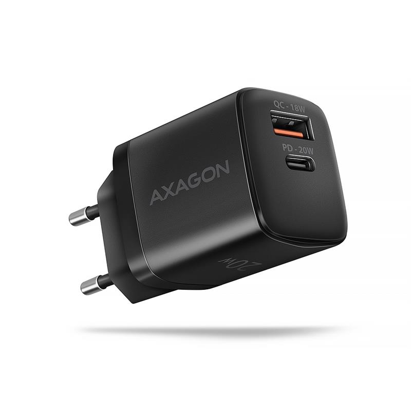 AXAGON wall charger QC3 0 AFC FCP PD type-C 20W black