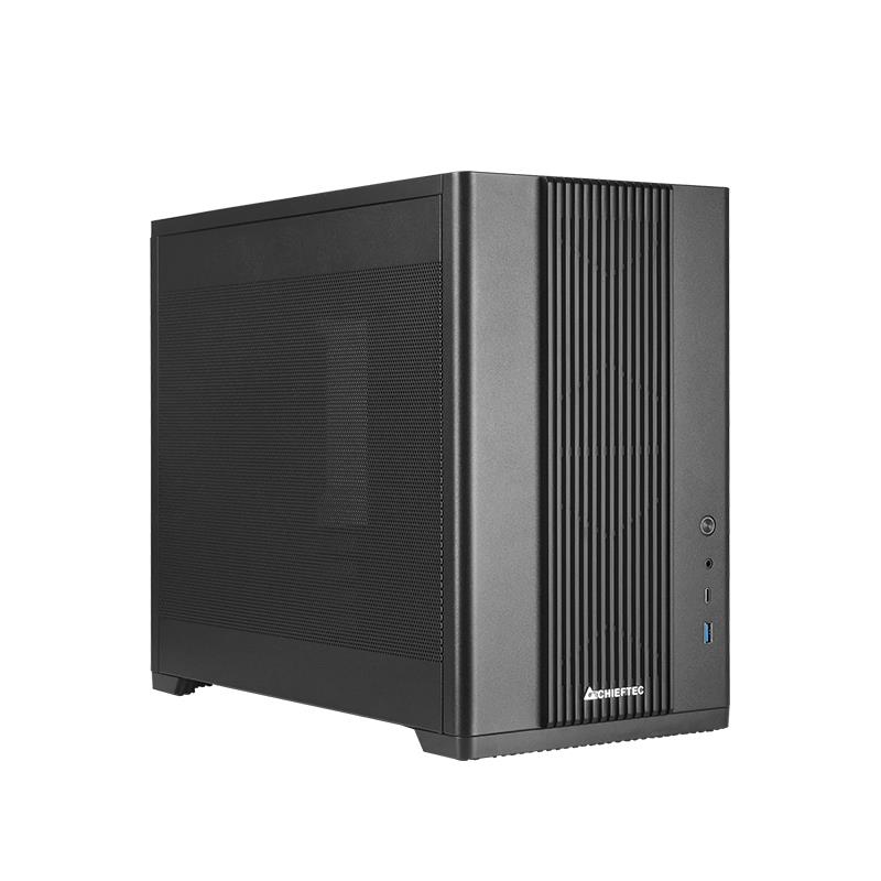 Chieftec Uni Black 1xUSB 3 2 Gen 1 Type A 1x USB 3 2 Gen 1 Type C Side-door Metal