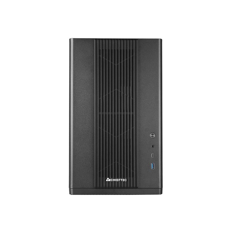 Chieftec Uni Black 1xUSB 3 2 Gen 1 Type A 1x USB 3 2 Gen 1 Type C Side-door Metal