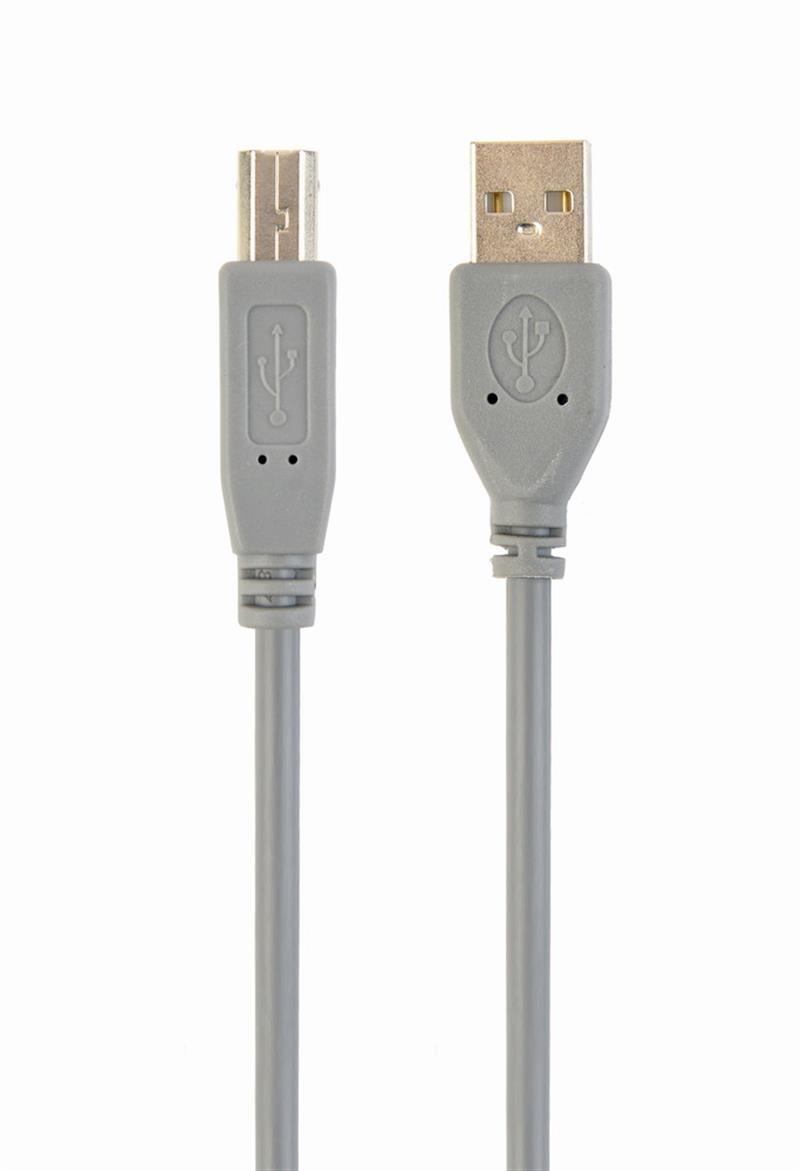 USB-kabel A-B 1 8 meter grijs