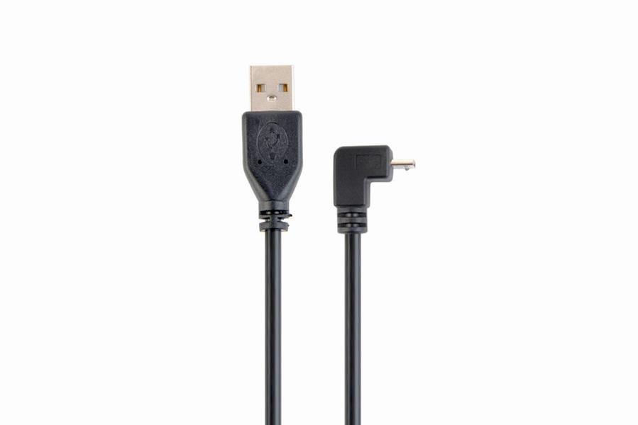 USB-kabel A MicroB met haakse stekker 1 8 m