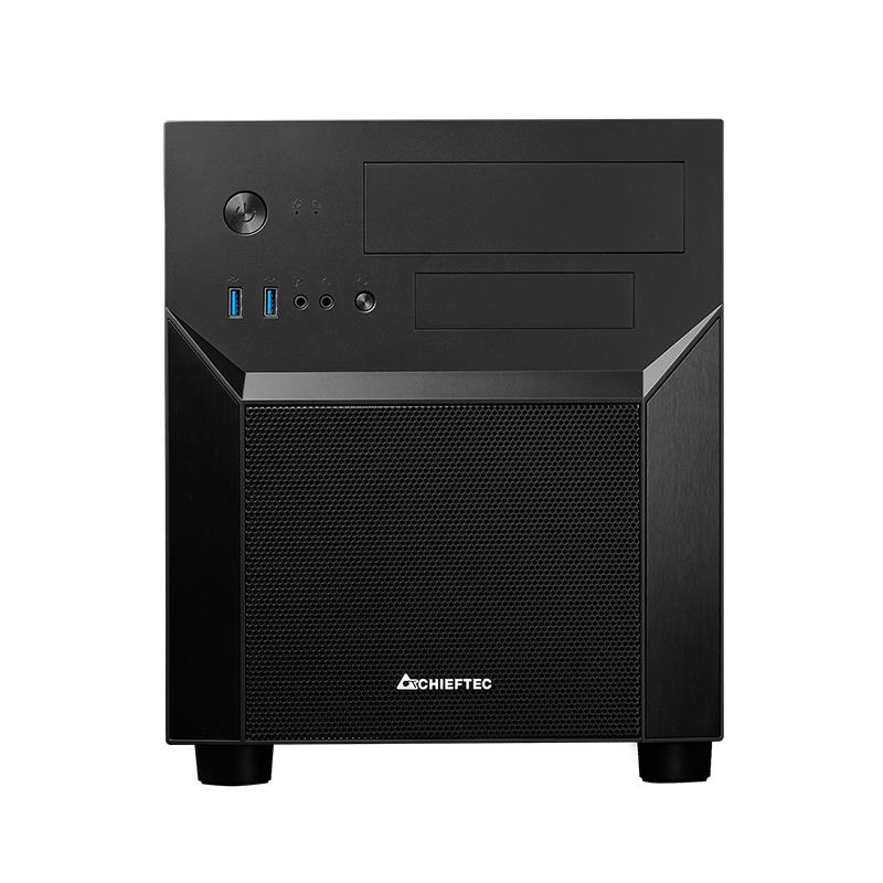 Chieftec Pro Cube Mesh Black M-ATX Cube 390mm x 265mm x 325mm Stand 22mm 2x USB3 0 USB3 1 Gen 1 1x USB2 0 Audio-out AZALIA HD-Audio Mic-in graphics ma