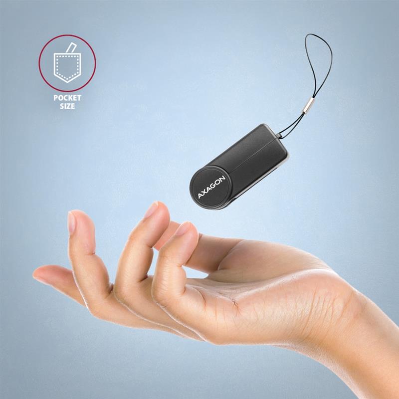 AXAGON USB-A Smart card ID card PocketReader