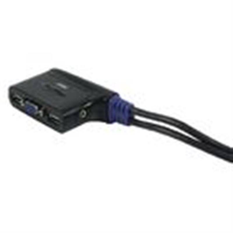 Aten 2-poorts USB VGA-/audiokabel KVM-switch (0,9m)