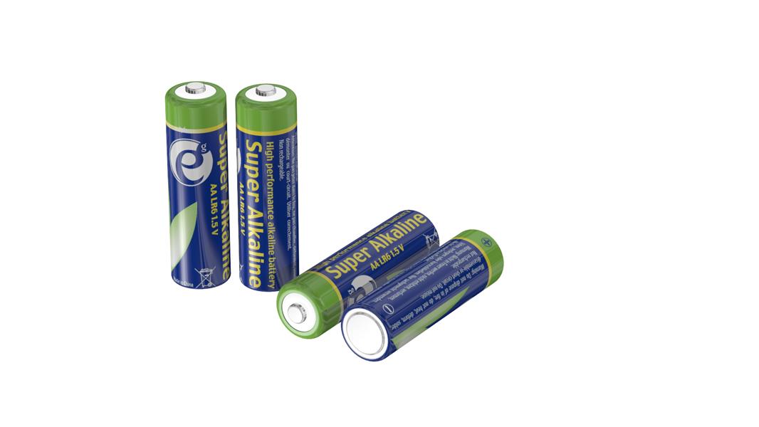 Alkaline AA batterijen 4 stuks