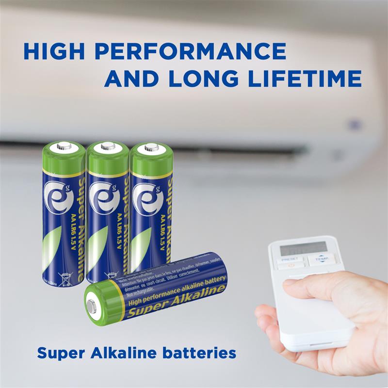 Super alkaline AA batteries 10-pack