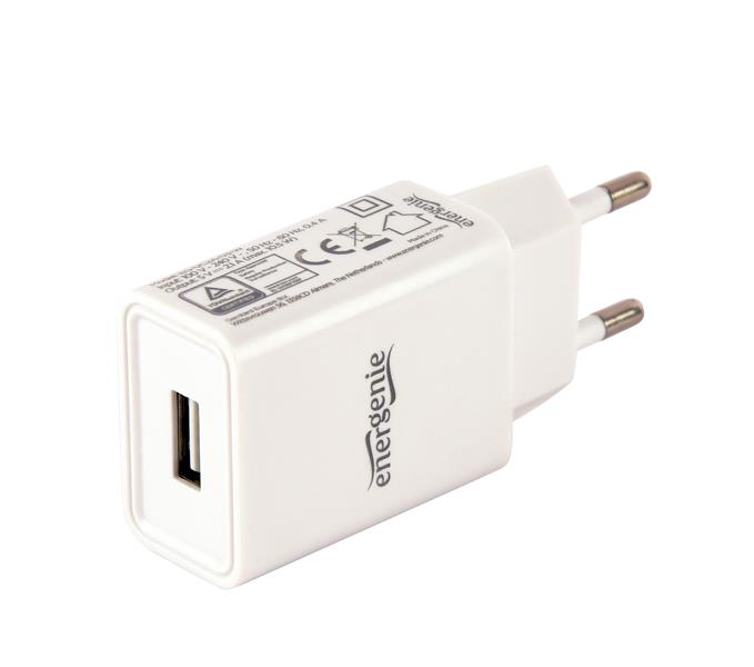 Universele USB lader 2 1 A wit