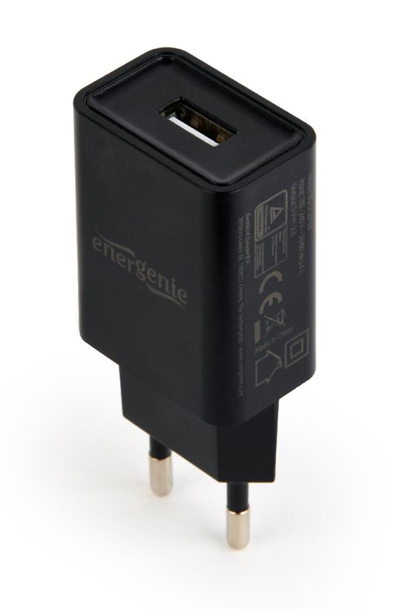 Universal USB charger 2 1 A black