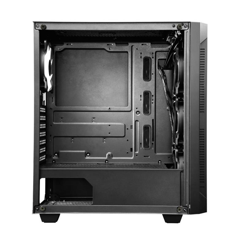 Chieftec Hunter Black ATX Gaming case T Glass 4xRGB fan