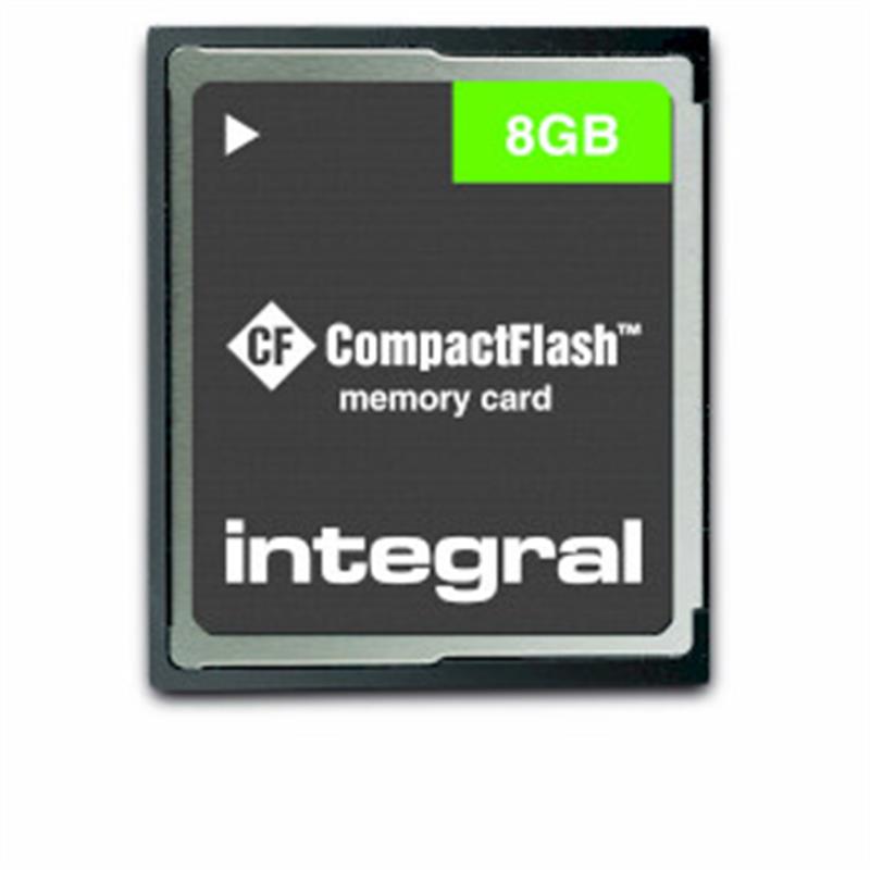 Integral INCF8GV2 flashgeheugen 8 GB CompactFlash