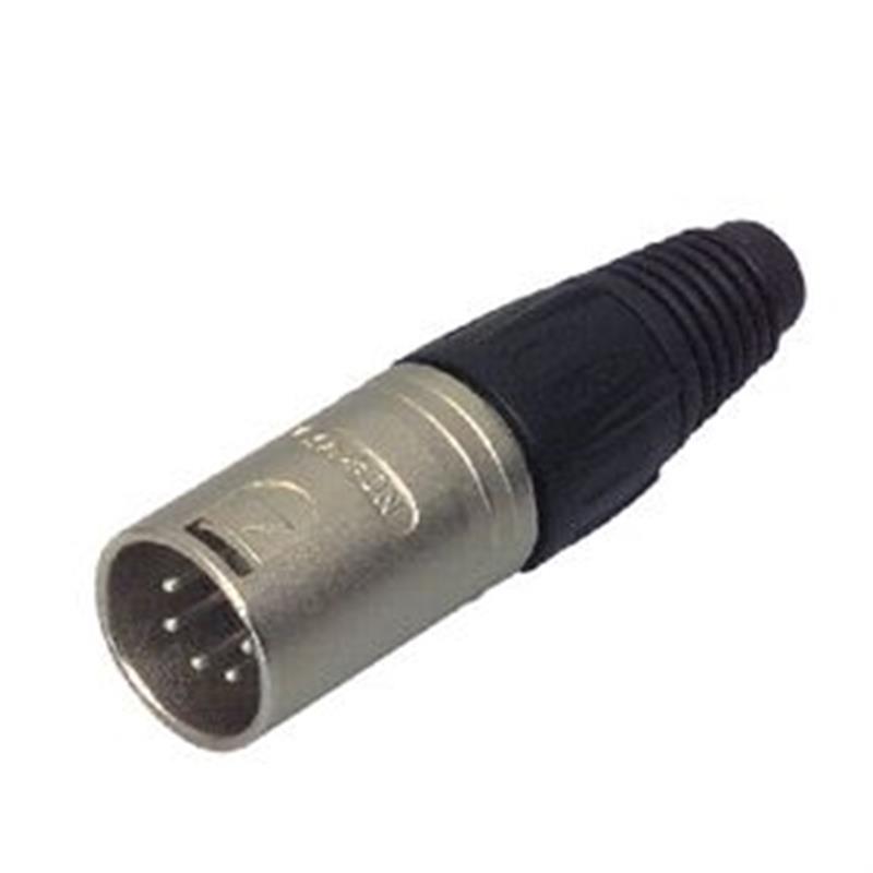 Connector XLR Male Zilver