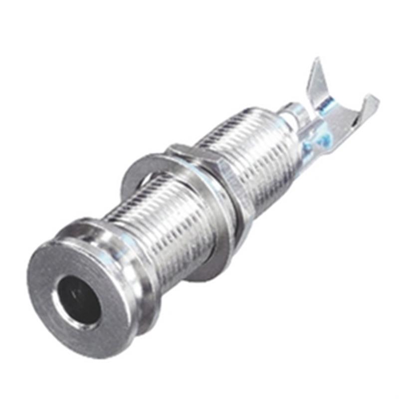 Stereoconnector 6.35 mm Female Zilver