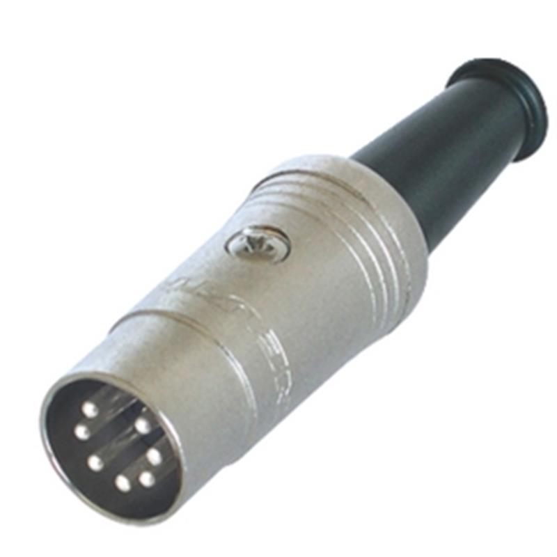 Connector DIN Male Zilver